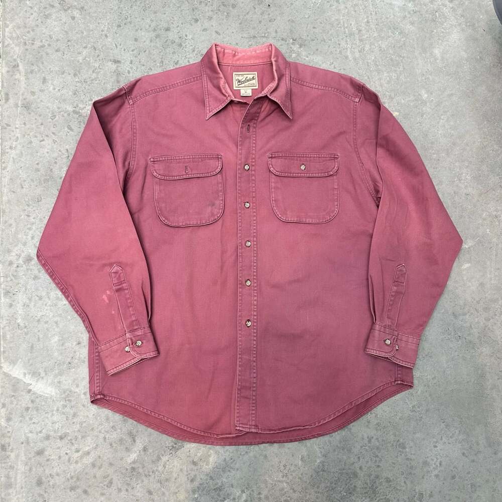 Heavyweight Vintage Woolrich Button-Down Shirt - XL
